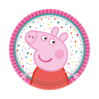 Lautanen Peppa Pig (8 kpl 18cm)