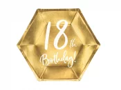Lautanen ''18th Birthday'' (6 kpl 20cm)