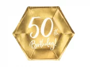Lautanen ''50th Birthday'' (6 kpl 20cm)