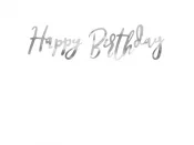 Hopea Banneri ''Happy Birthday'' (16,5x62cm)