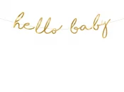 Banneri Kulta ''hello baby'' (18x70cm)