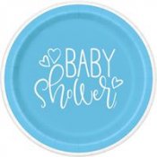 Lautanen Baby Shower (8 kpl 22cm)