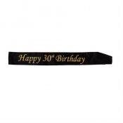 Olkanauha ''Happy 30th Birthday''