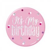Glitter Pinkki/Hopea Pinssi ''It's my birthday''
