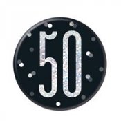 Glitter Musta/Hopea Pinssi ''50''