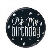 Glitter Musta/Hopea Pinssi ''It's my birthday''